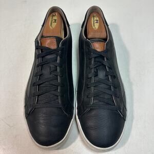 VERY GOOD Cole Haan Women's Mindi Lace-Up Sneaker Black Calf Tennis Shoe 10